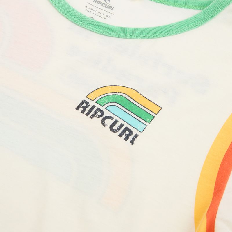 Női póló Rip Curl Surf Side Ringer bone 3