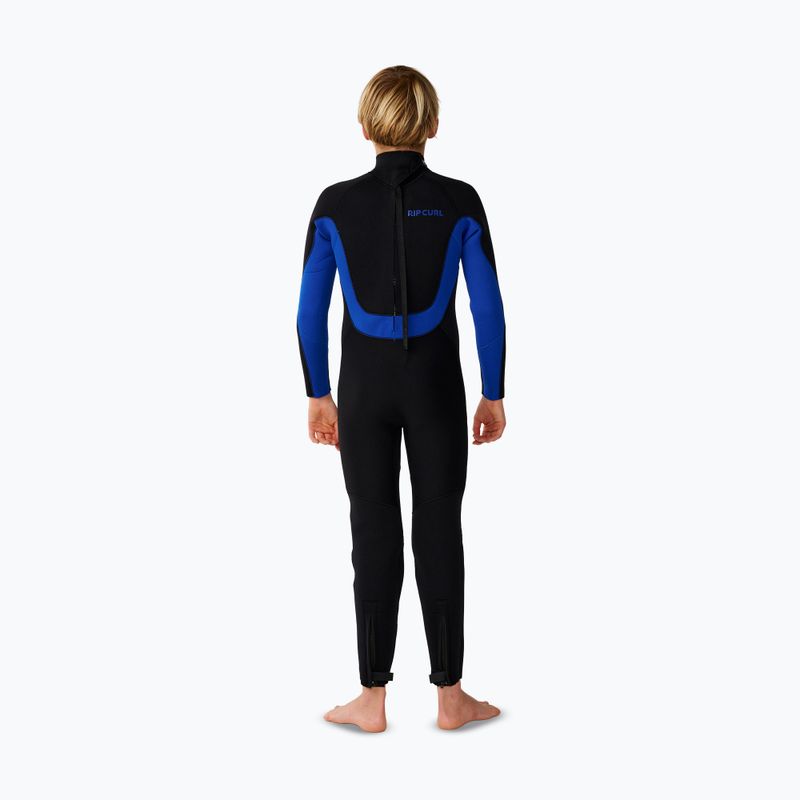 Gyerek úszóruha Rip Curl Trad 3/2 mm Back Zip black/blue 2