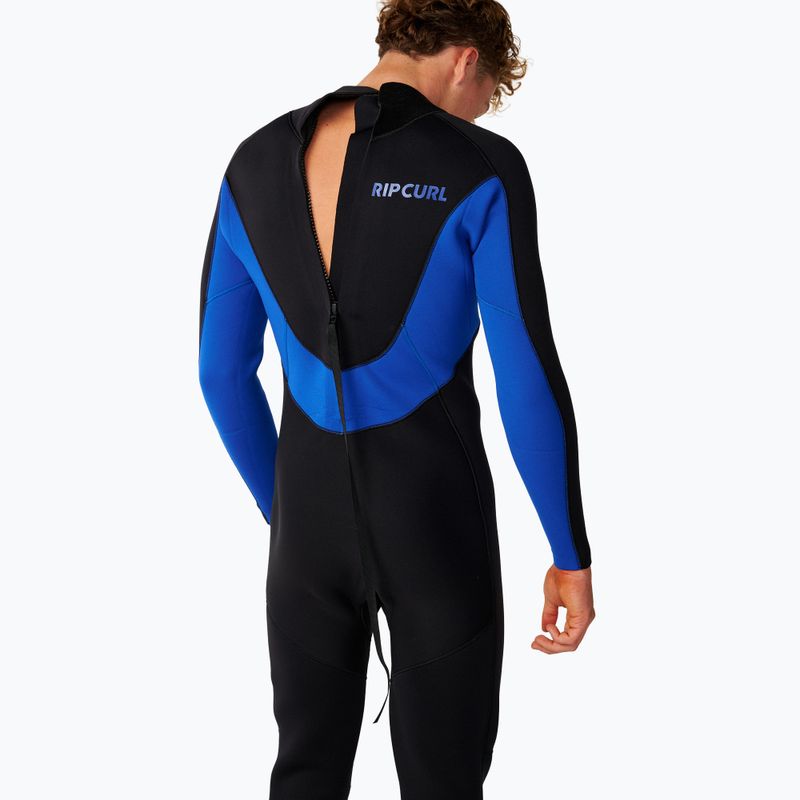 Férfi úszóruha Rip Curl Trad 3/2 mm Back Zip black/blue 5