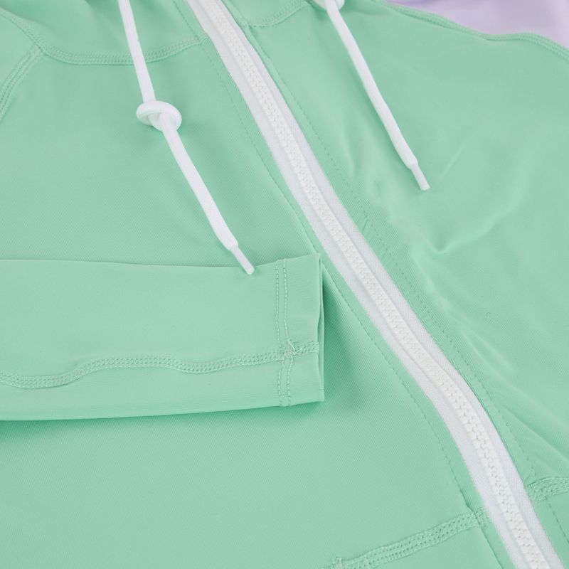 Női Jetpilot Pacer kapucnis pulóver Rashie teal 7