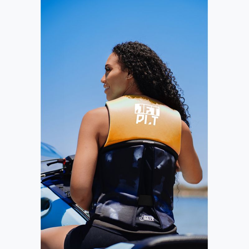 Jetpilot 3Sxty Hyperflex Hyperflex S-Grip Eco L50 mellény faszén/narancs színben 3