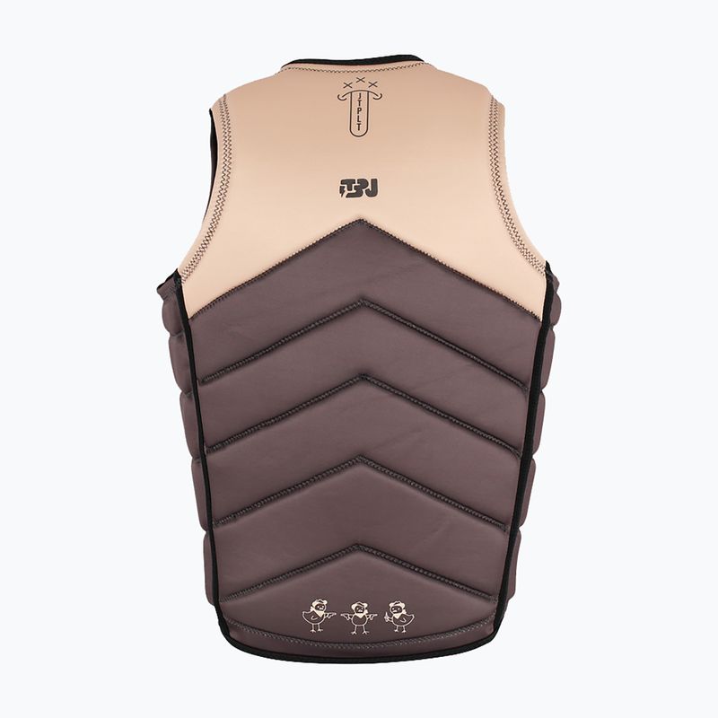 Férfi védőmellény Jetpilot X1 F/E Eco Heatley brown 2