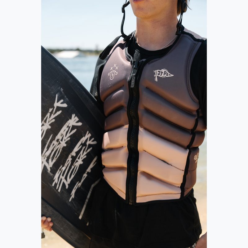 Férfi védőmellény Jetpilot X1 F/E Eco Heatley brown 4