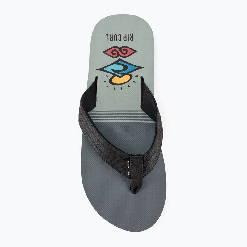 Férfi flop-flop papucs Rip Curl Ripper Open Toe black/grey 5