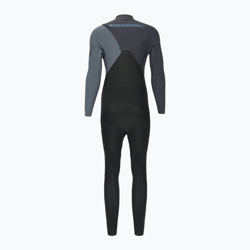 Férfi Rip Curl Flashbomb Zip Free 4/3mm úszóhab fekete WSM8SF WSM8SF 2