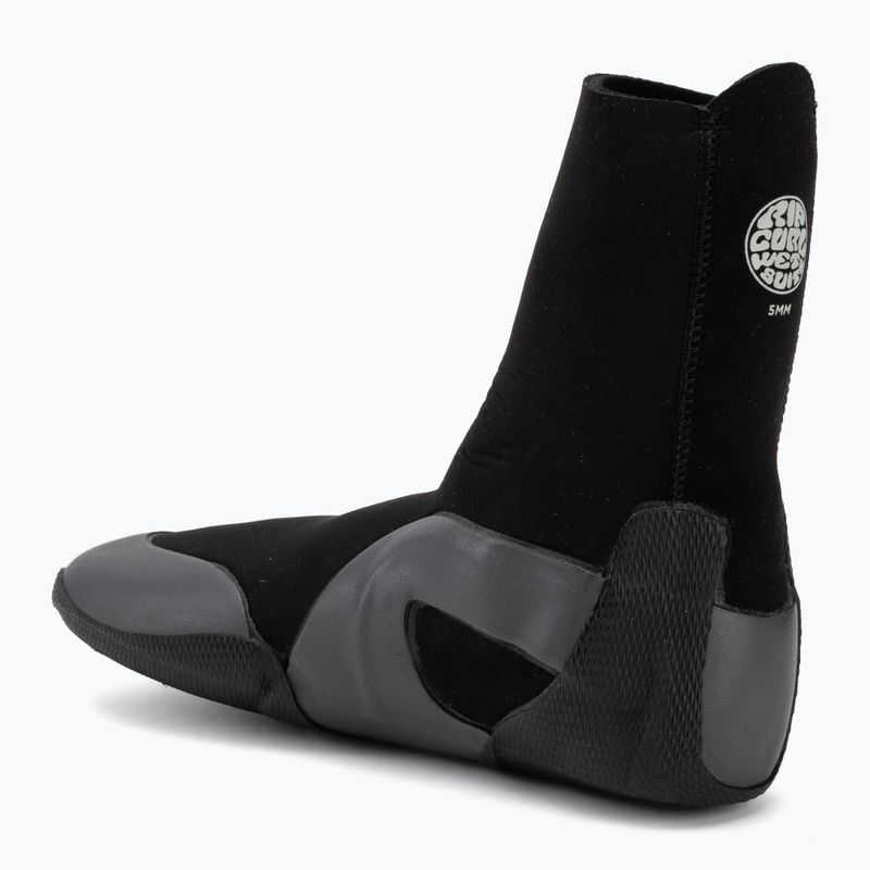 Férfi neopréncipők Rip Curl Dawn Patrol 5 mm Round Toe black 3