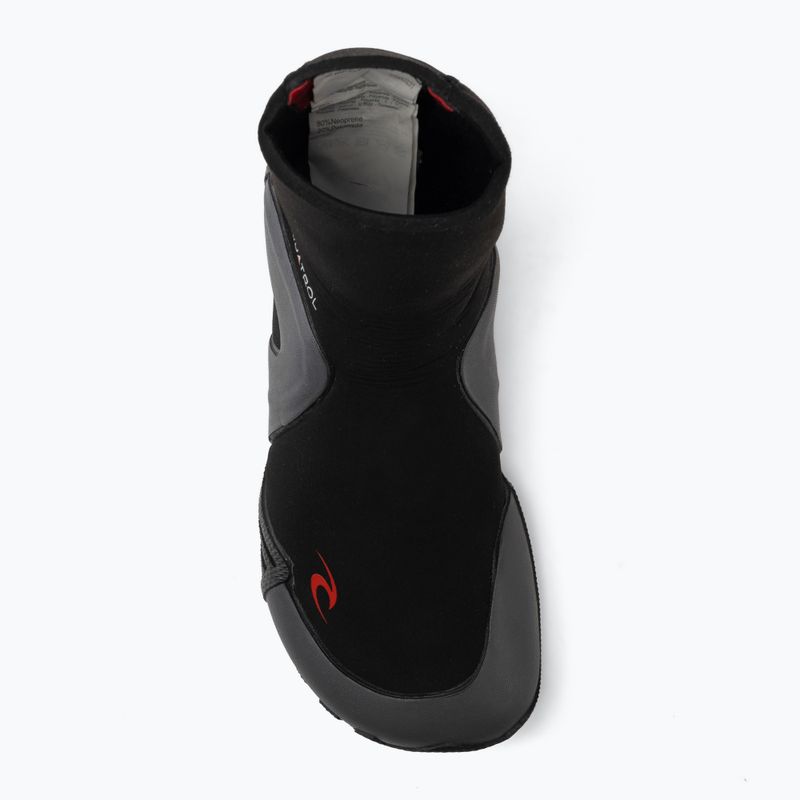 Férfi neopréncipők Rip Curl Dawn Patrol 5 mm Round Toe black 6