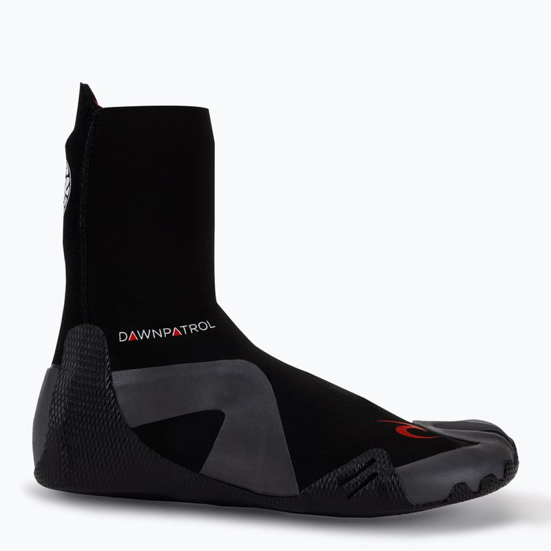 Férfi vízi cipő Rip Curl Dawn Patrol 3mm S/Toe 90 fekete WBO7AD 2