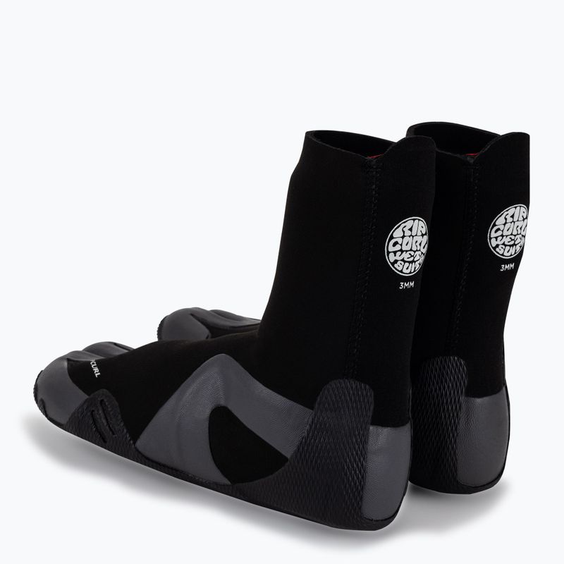 Férfi vízi cipő Rip Curl Dawn Patrol 3mm S/Toe 90 fekete WBO7AD 3