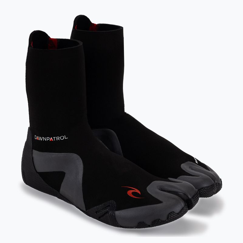 Férfi vízi cipő Rip Curl Dawn Patrol 3mm S/Toe 90 fekete WBO7AD 5