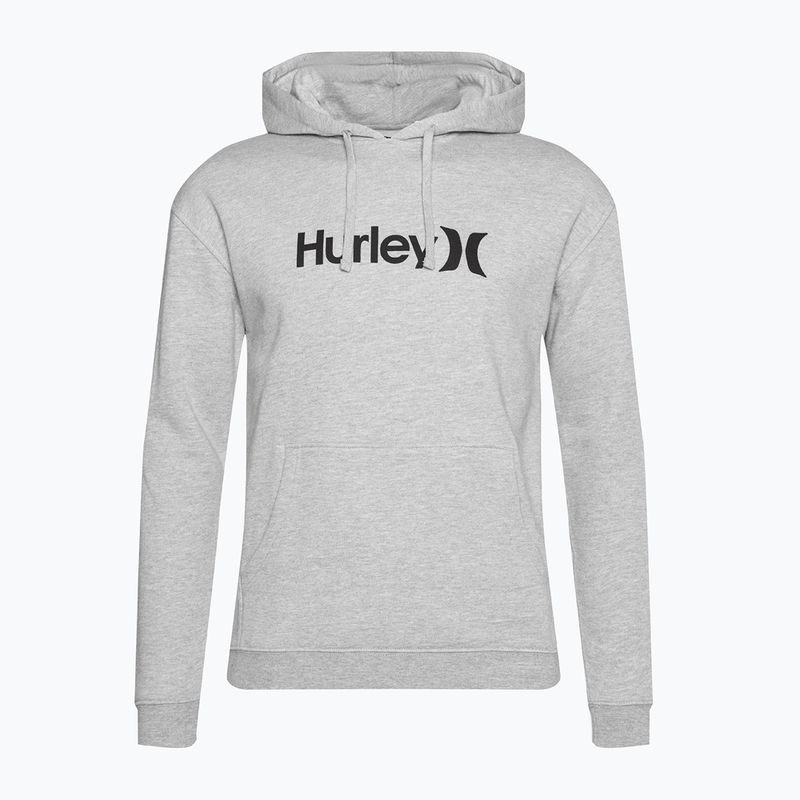 Férfi pulóver Hurley O&O Solid Core dark heather grey