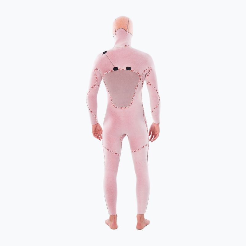 Férfi neoprén Rip Curl Flashbomb 5/4mm Hooded Chest Zip black 5