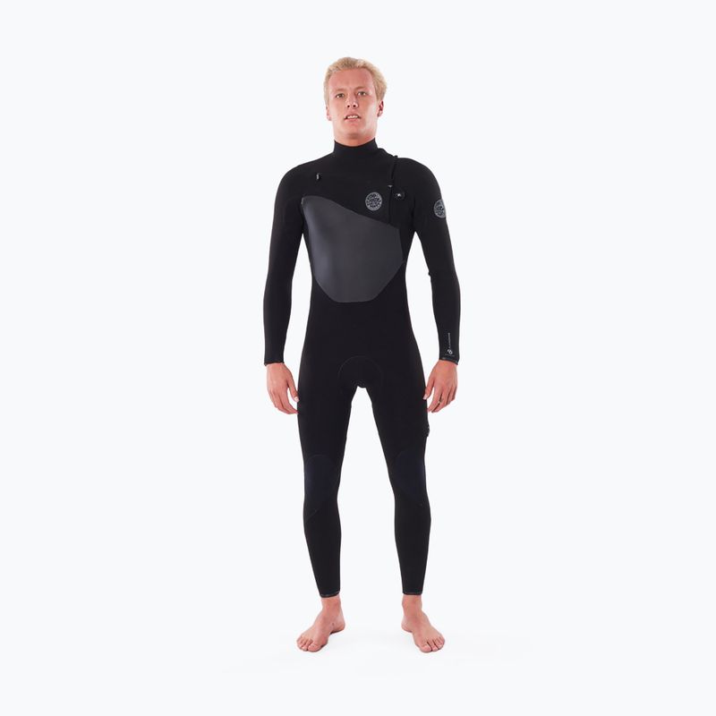 Férfi Rip Curl Flashbomb 4/3 mm Fekete/Szürke WSTYNF