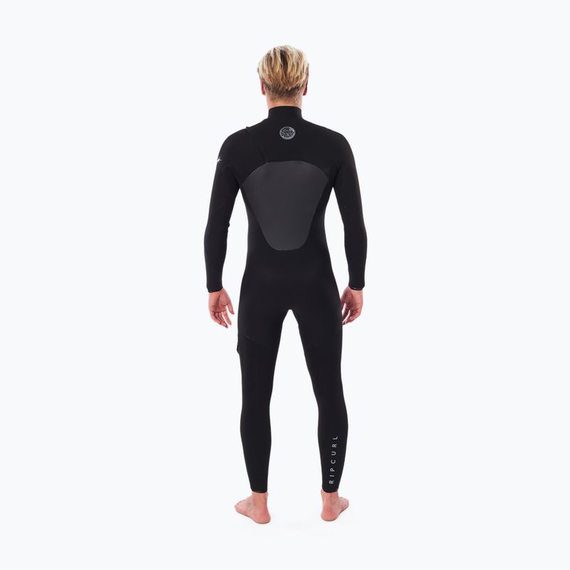 Férfi Rip Curl Flashbomb 4/3 mm Fekete/Szürke WSTYNF 3