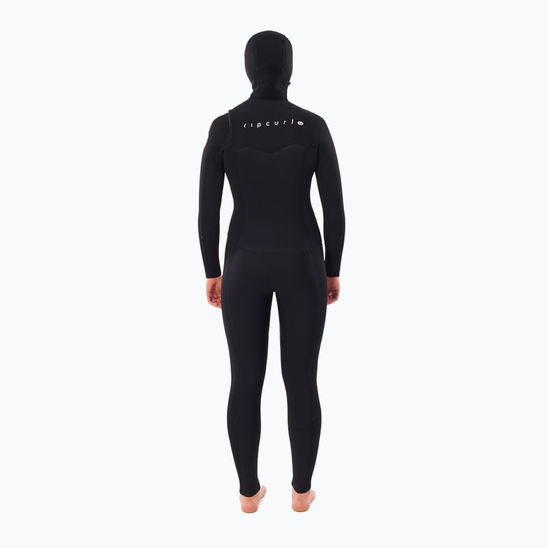 Női neoprénruha Rip Curl Dawn Patrol 5/4mm Chest Zip Hooded black 2