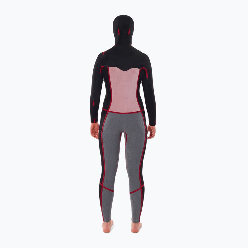 Női neoprénruha Rip Curl Dawn Patrol 5/4mm Chest Zip Hooded black 4