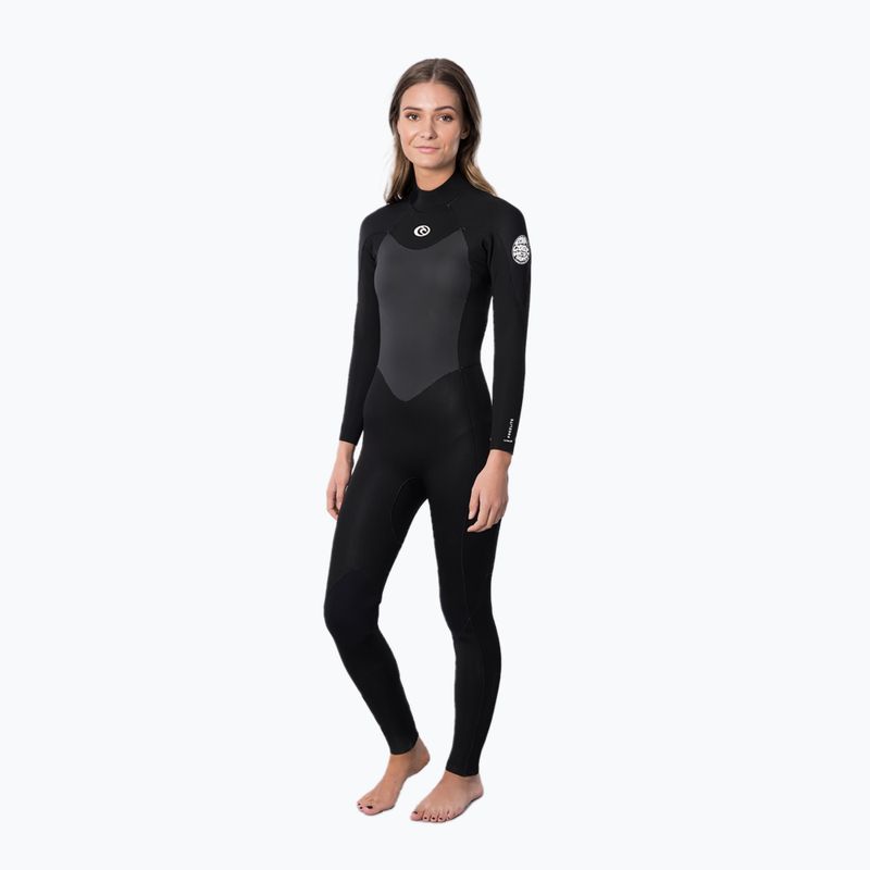 Rip Curl Omega 4/3 mm GB Steamer 90 női búvárruha fekete WSM9CW