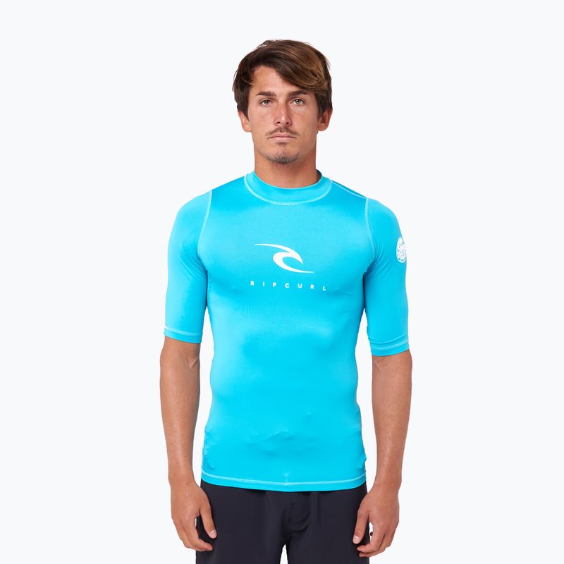 Férfi Rip Curl Corps SSL SSL UV UV úszóing, rövid ujjú, kék WLE3KM 3