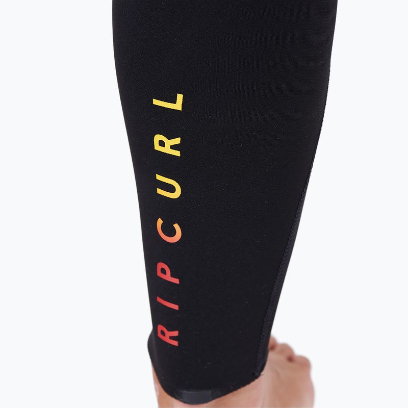 Férfi neoprénruha Rip Curl Flashbomb Heatseeker 5/4mm Hooded Zip Free black 11