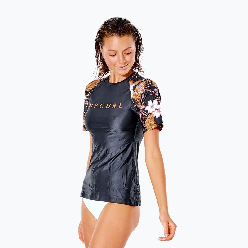Női úszópóló Playabella Relaxed fekete 120WRV 2