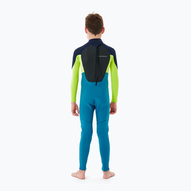 Rip Curl Omega 4/3GB B/Zip 49 kék/kék gyermek búvárruha 113BFS 2