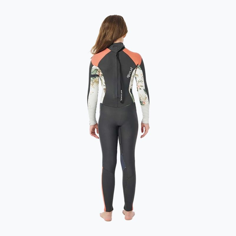 Rip Curl Dawn Patrol 3/2 mm-es gyermek búvárruha fekete WSM8EJ 7