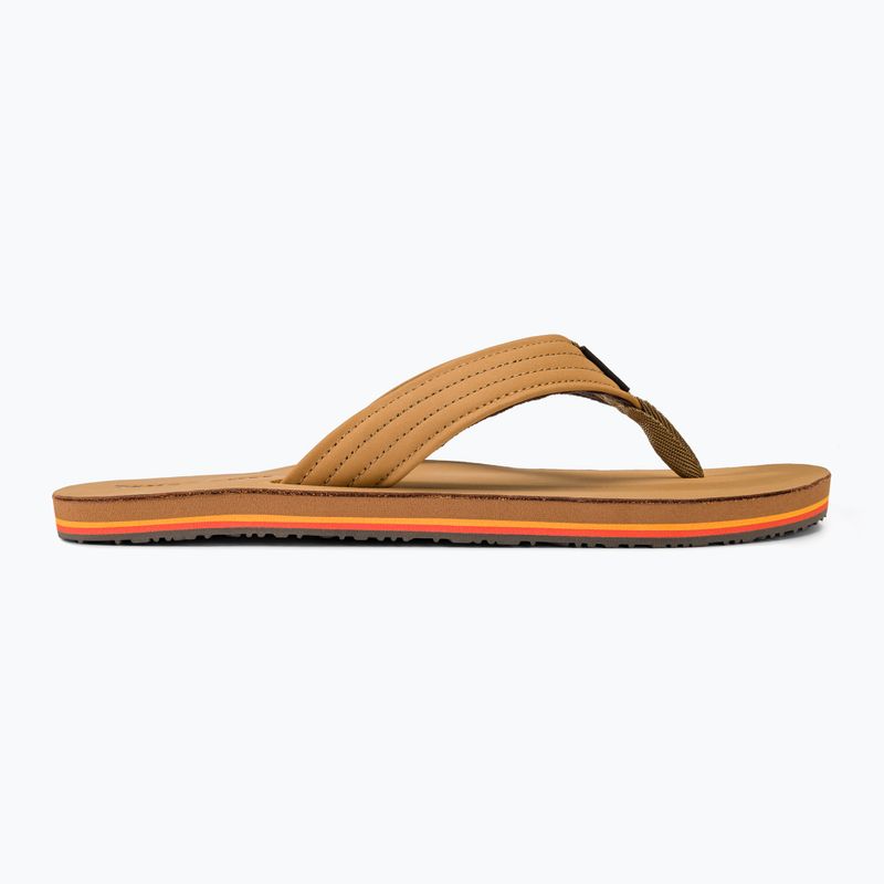 Rip Curl Revival Leather Open Toe tan férfi flip-flop papucs 2