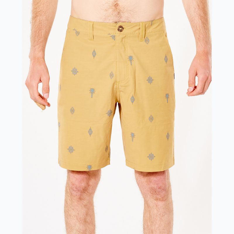 Férfi Rip Curl Boardwalk Salt Water Culture úszónadrág sárga CWADN9 4