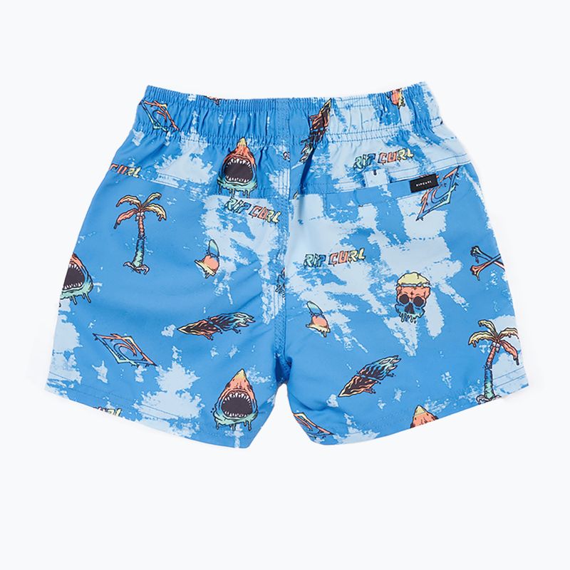 Gyerek úszónadrág Rip Curl Little Savages Volley-Boy 8000 kék OBOEM9 2