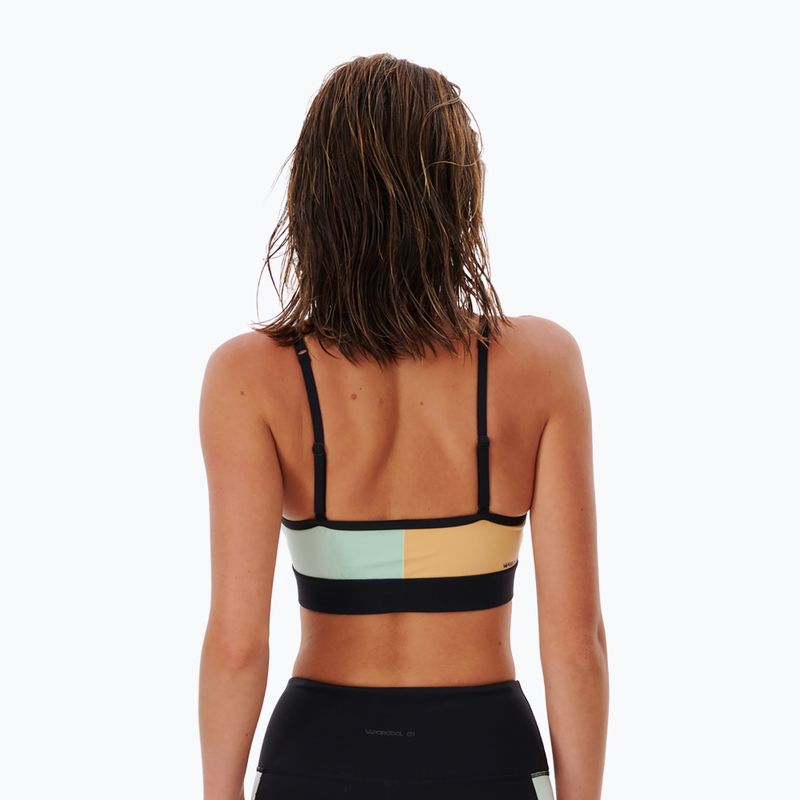 Női Rip Curl Run Swim Surf Crop Top 3282 sárga-kék GTEOB9 2
