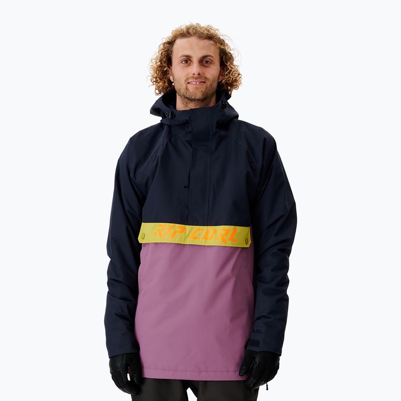 Férfi Rip Curl Primative tengerészkék és lila snowboard dzseki 000MOU 49