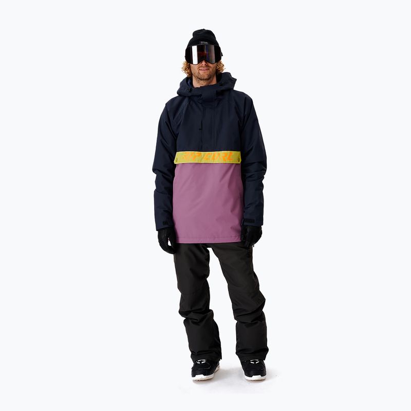 Férfi Rip Curl Primative tengerészkék és lila snowboard dzseki 000MOU 49 5