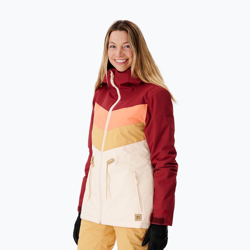 Rip Curl Rider Betty női snowboard dzseki bézs és piros 000WOU 763 7