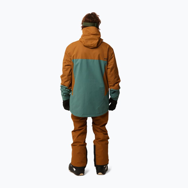 Férfi Rip Curl Pinnacle zöld-barna snowboard dzseki 004MOU 146 6