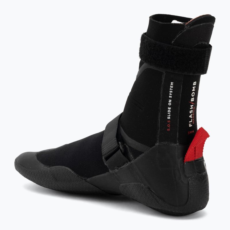 Férfi neopréncipők Rip Curl Fbomb 3 mm Narrow H S/Toe black 3