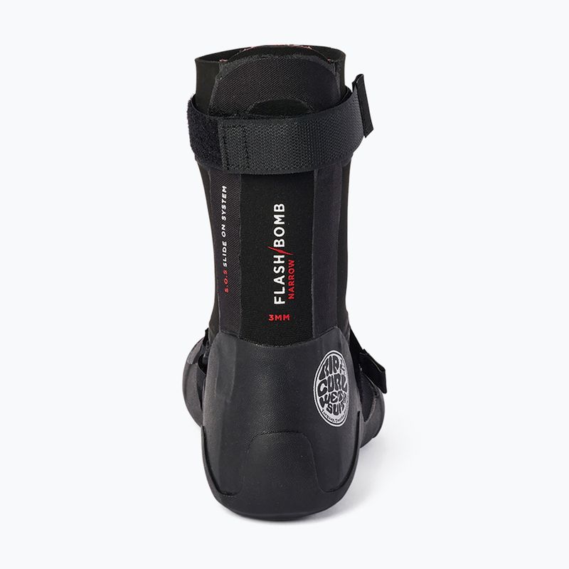 Férfi neopréncipők Rip Curl Fbomb 3 mm Narrow H S/Toe black 3