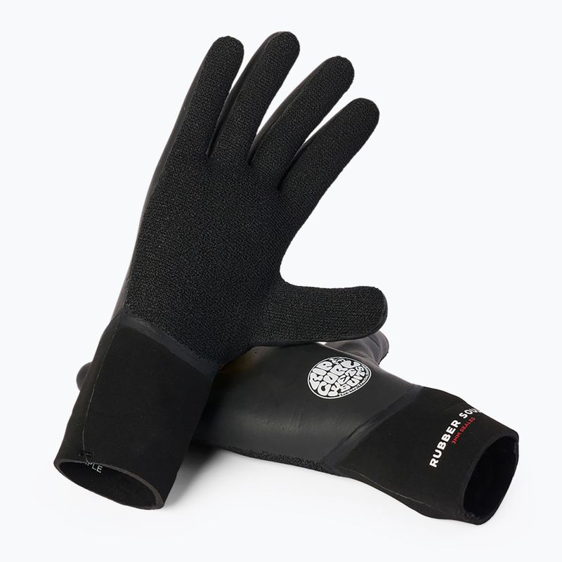 Rip Curl Rubber Soul kesztyű 3 mm fekete 6