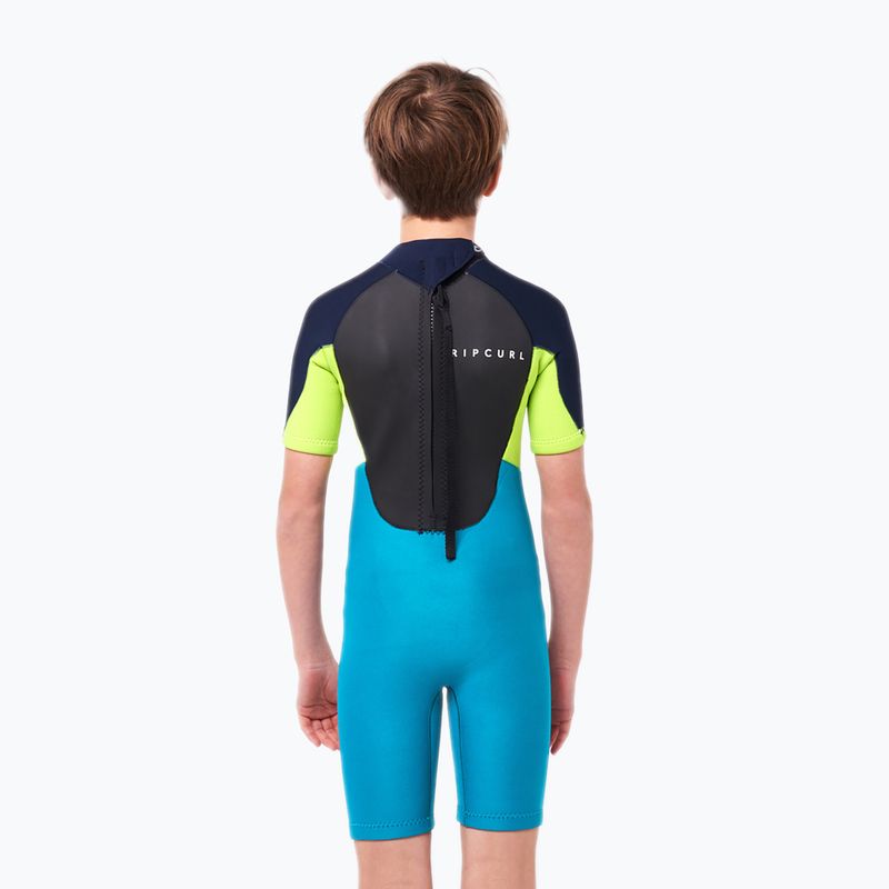 Rip Curl Omega B/Zip Spring 49 kék/kék gyermek búvárruha 113BSP 2