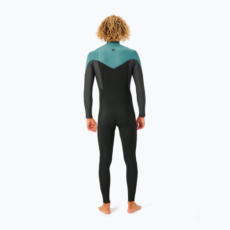 Rip Curl férfi D/Patrol Perf C/Zip 4/3 mm GB M 8088 fekete/zöld fürdőruha 15NMFS 2