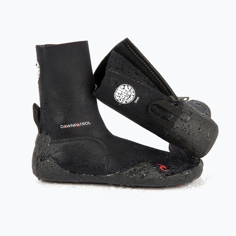 Vízicipő Rip Curl Omega 5mm Round Toe Zip black 8