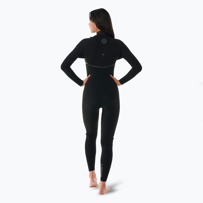 Rip Curl Ebomb 3/2 mm Zip Free női búvárruha fekete 2
