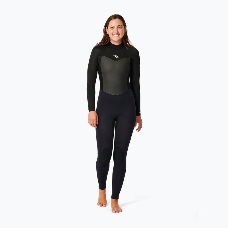 Női Rip Curl Omega 4/3 mm GB Steamer fekete 156WFS90 búvárruha 156WFS90