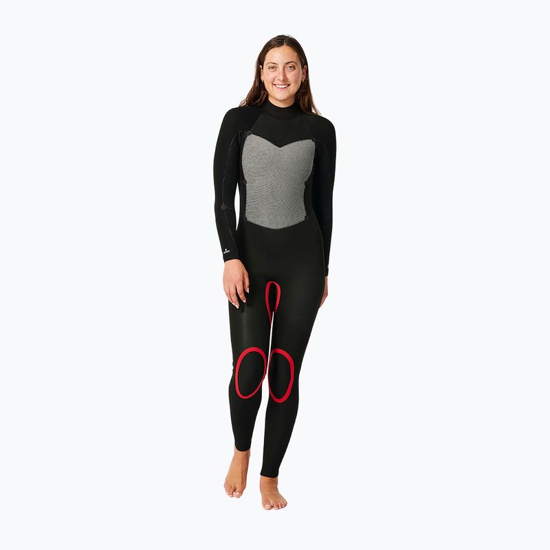 Női Rip Curl Omega 4/3 mm GB Steamer fekete 156WFS90 búvárruha 156WFS90 4