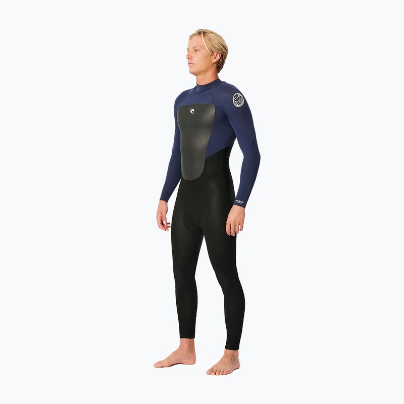 Rip Curl Omega 4/3 mm GB BZ Steamer slate férfi búvárruha 2