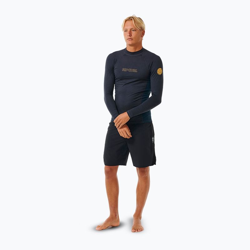 Férfi Rip Curl Dawn Patrol UPF Performance hosszú ujjú úszónadrág, navy marle 2
