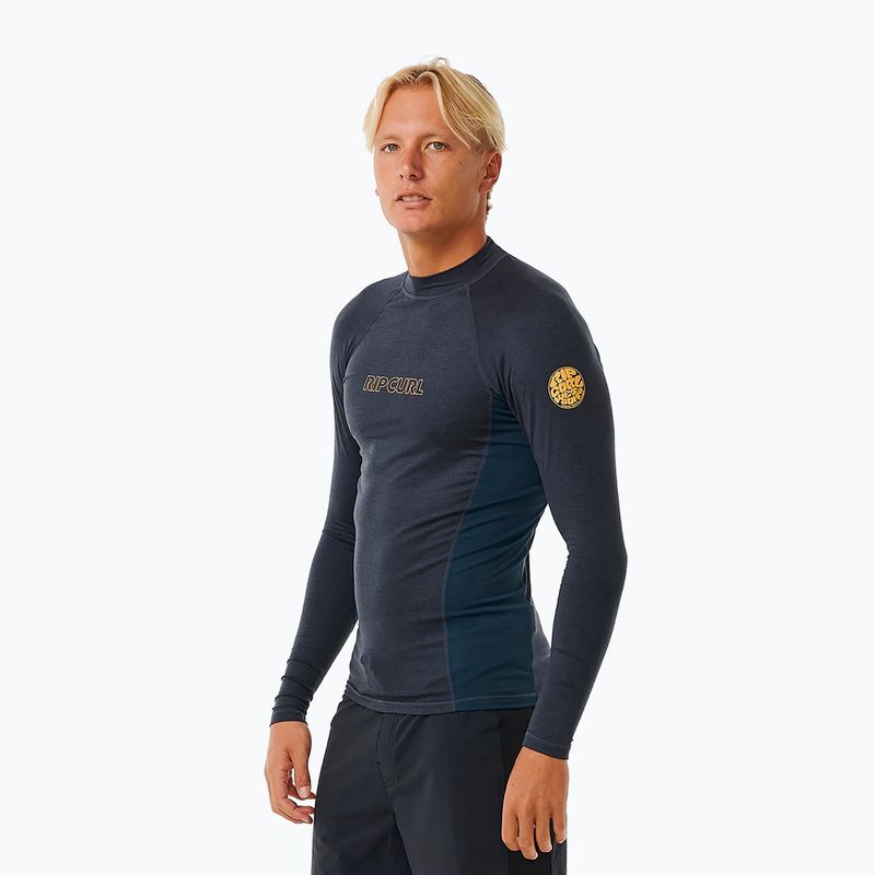 Férfi Rip Curl Dawn Patrol UPF Performance hosszú ujjú úszónadrág, navy marle 4