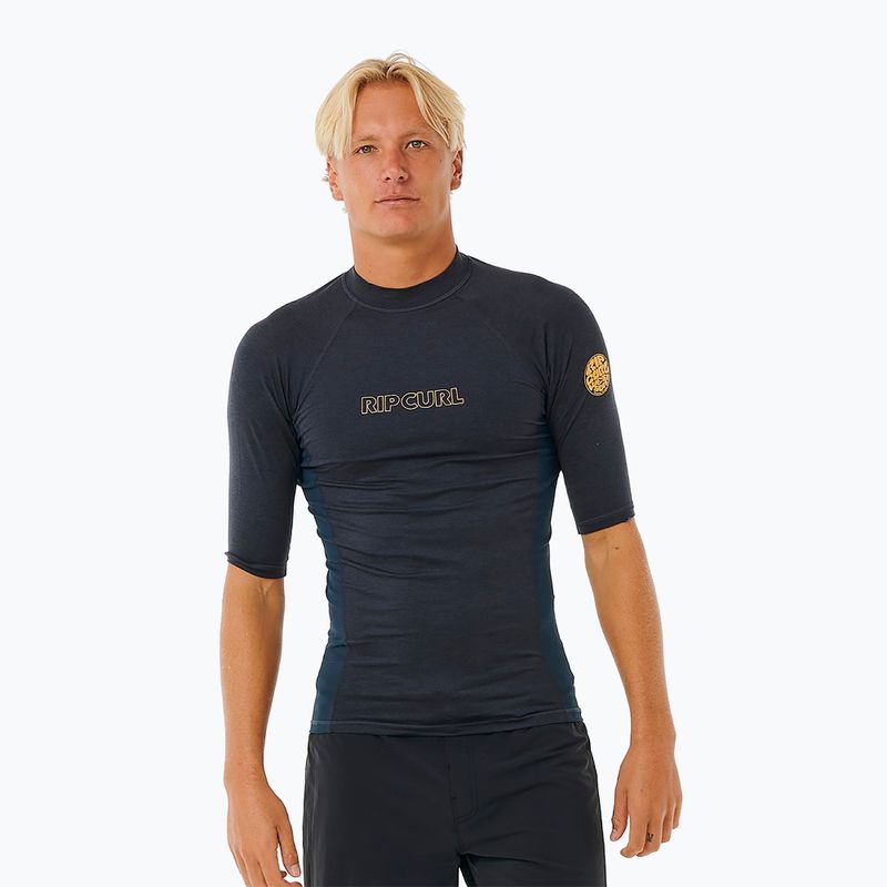 Rip Curl Dawn Patrol UPF Performance férfi úszópóló navy marle
