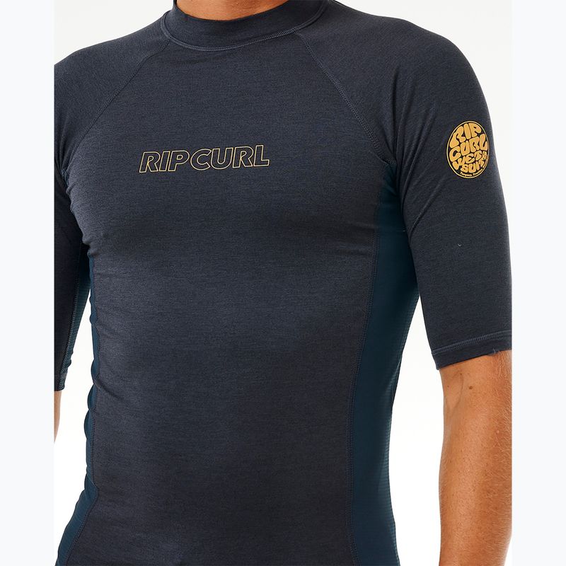 Rip Curl Dawn Patrol UPF Performance férfi úszópóló navy marle 5