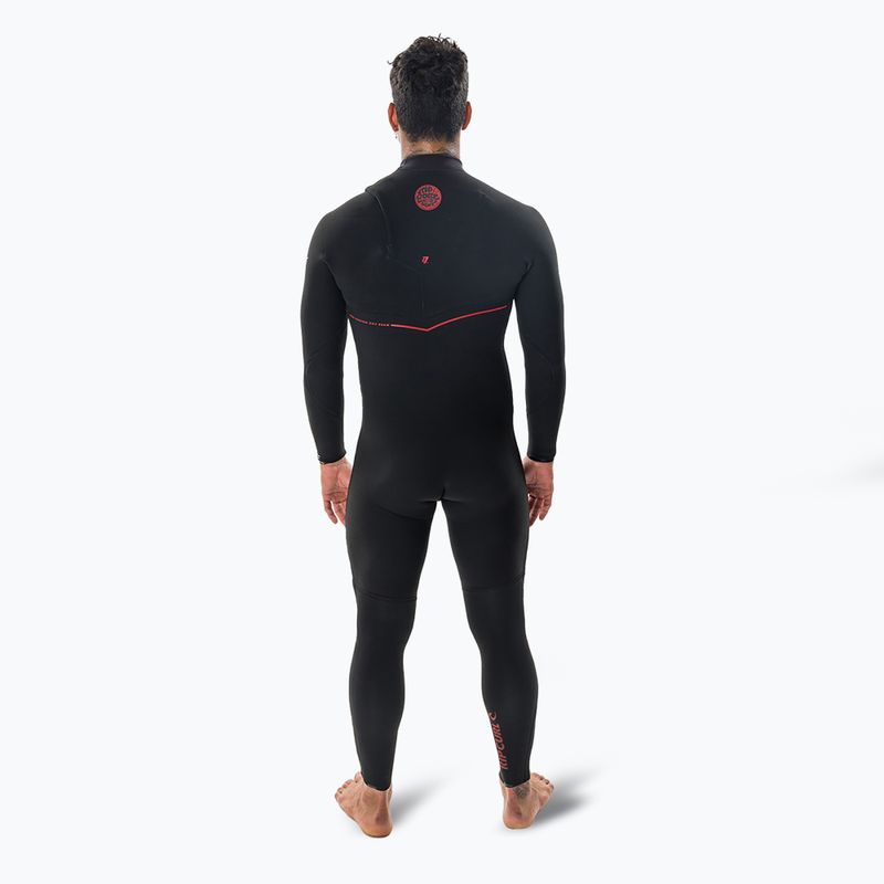 Rip Curl Flashbomb Fusion 4/3 mm Zip Free férfi úszószivacs fekete 2