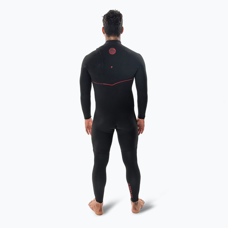 Férfi Rip Curl Flashbomb Fusion 3/2mm Zip Free úszószivacs fekete 2